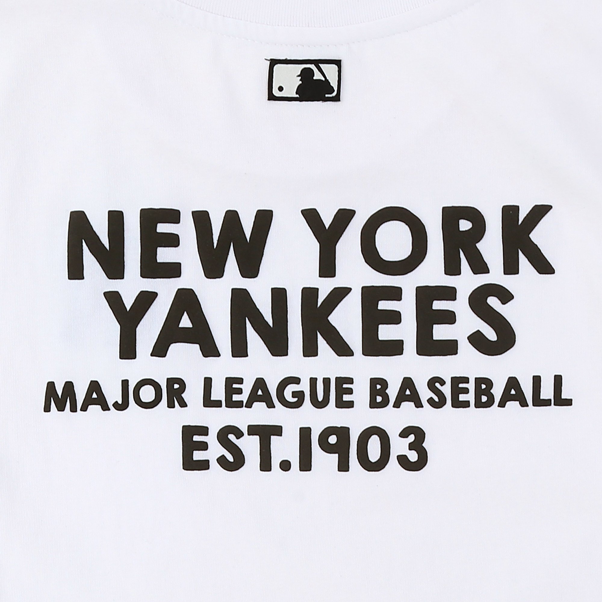 爆米花字母短袖t恤 new york yankees