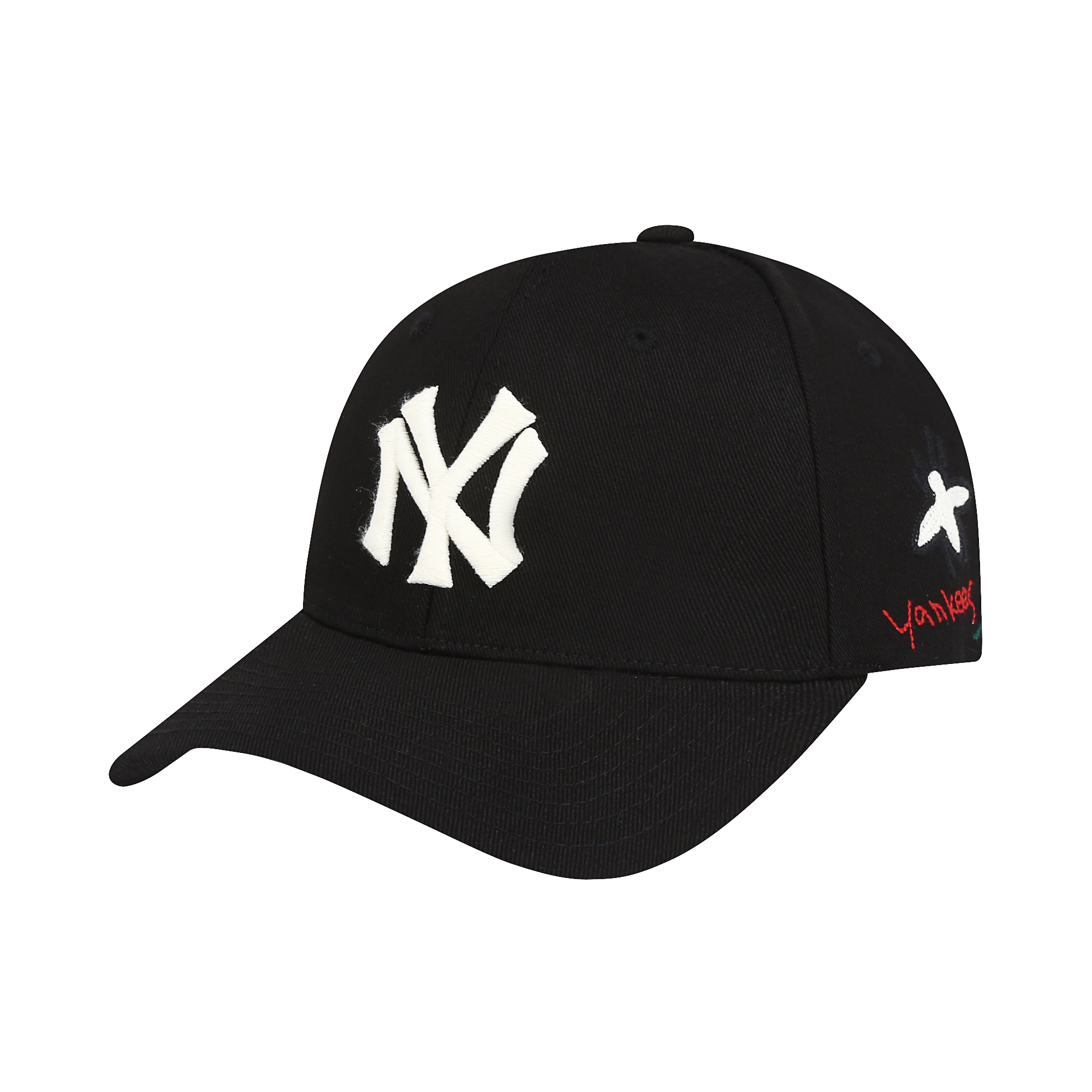 new york yankees 玫瑰蜜蜂可调节棒球帽