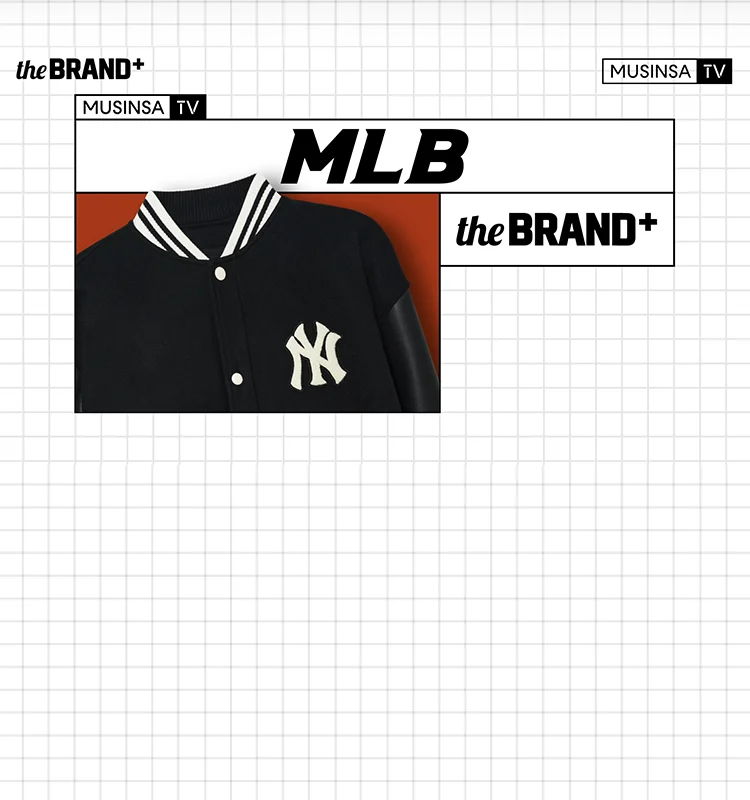 MLB Korea - Gradient Monogram Baseball Shirt Blue / S