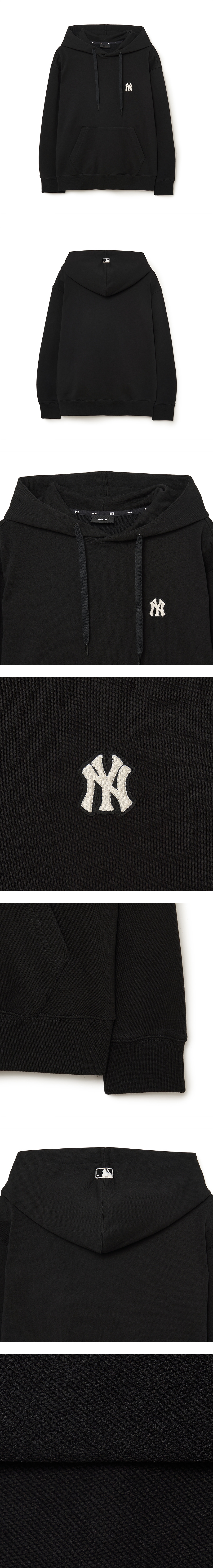 Áo hoodie MLB LIKE Square Overfit Hoodie New York Yankees 3AHDL0314-50CRS