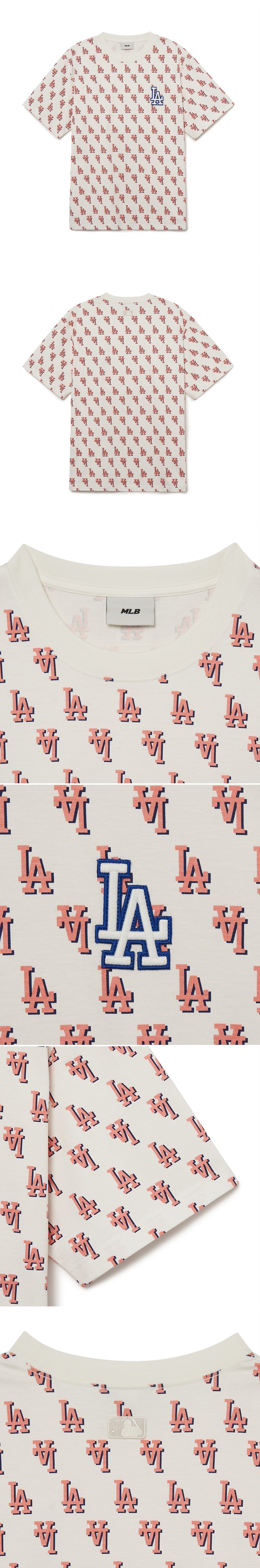 Classic MONOGRAM Big Logo T-Shirts Los Angeles Dodgers - MLB Global