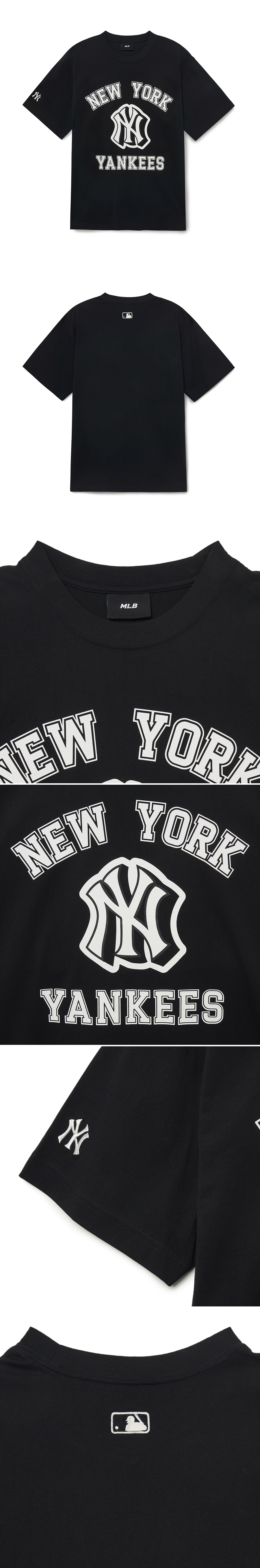 MLB NEW YORK YANKEES Varsity Graphic T-Shirt (Black)