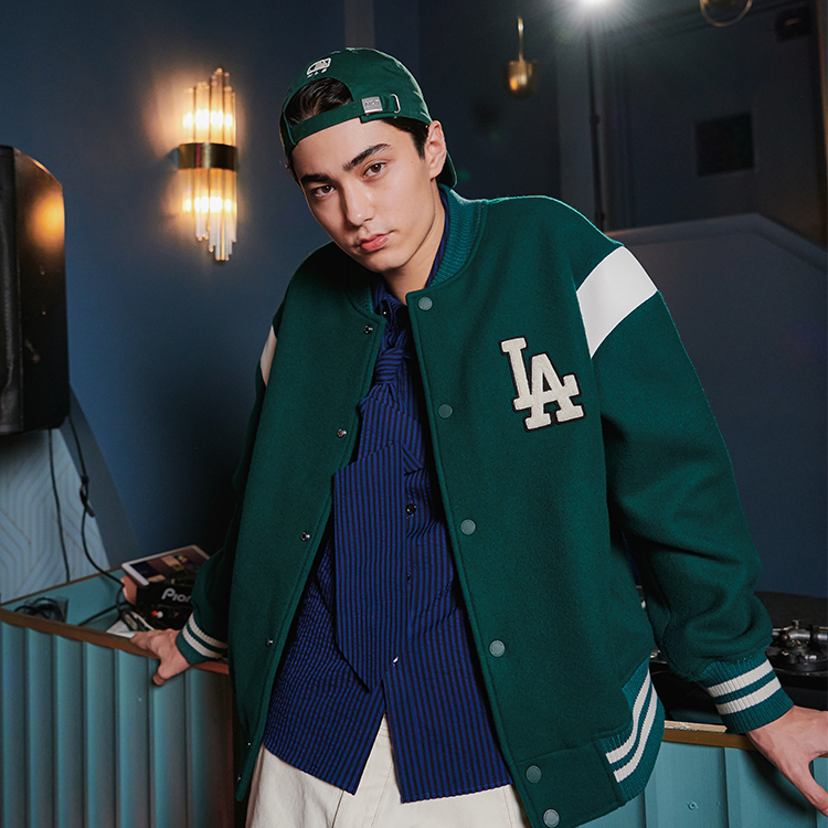 MLB Korea Unisex Wool Street Style Logo Jackets (3AJPV0634-50BKL,  3AJPV0634-07GNS, 3AJPV0634-45NYS, 3AJPV0634-43BRS, 3AJPV0634-45RDS,  3AJPV0634-50BKS)