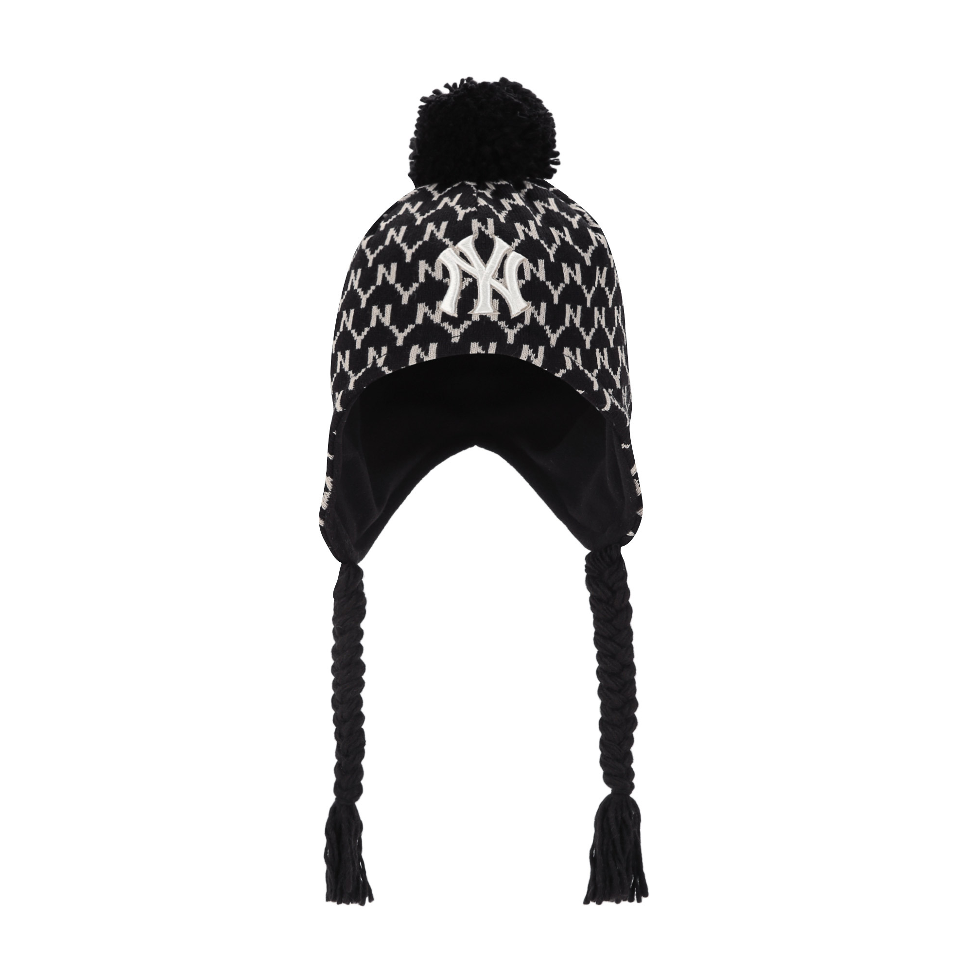 new york yankees 老花护耳针织帽