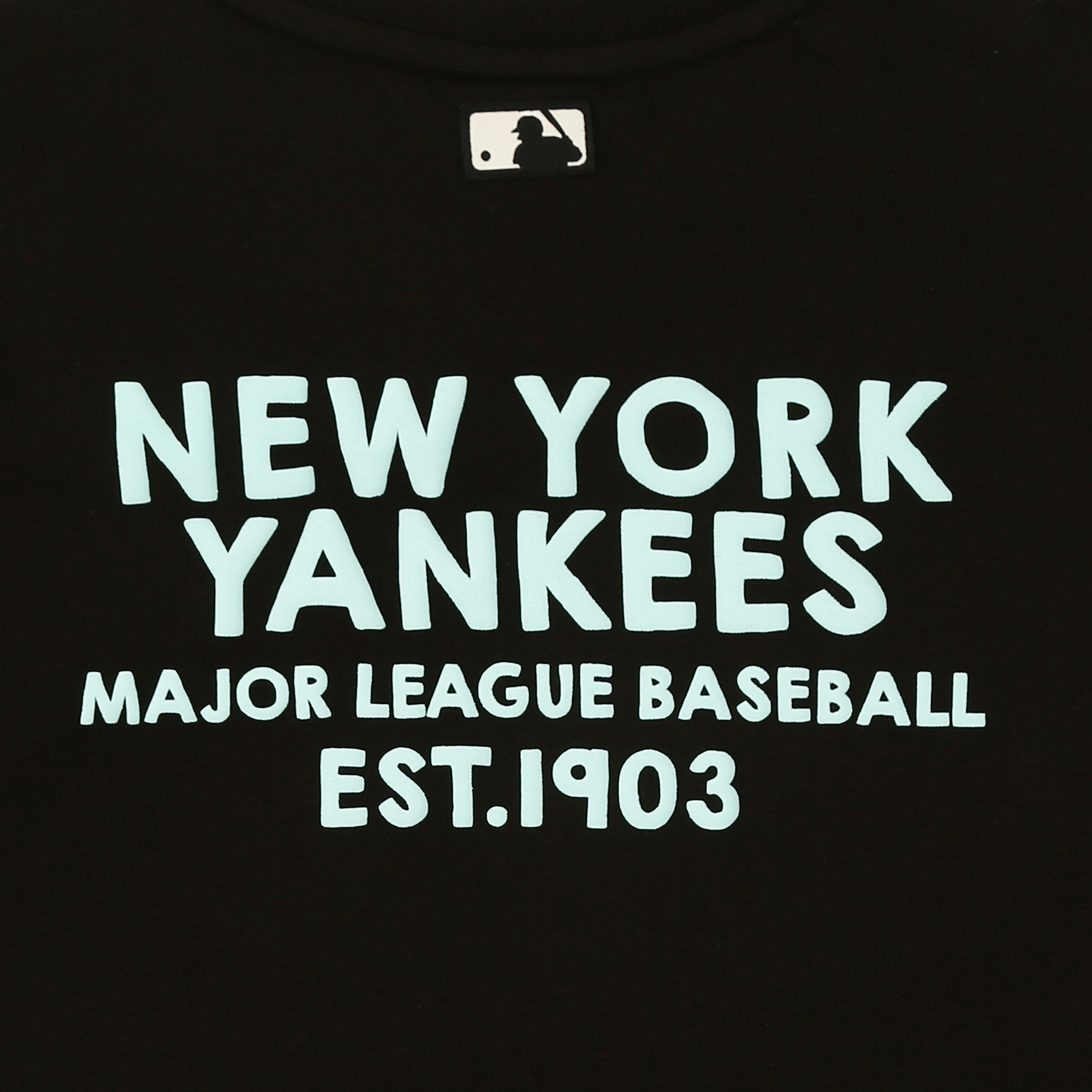 爆米花字母短袖t恤 new york yankees