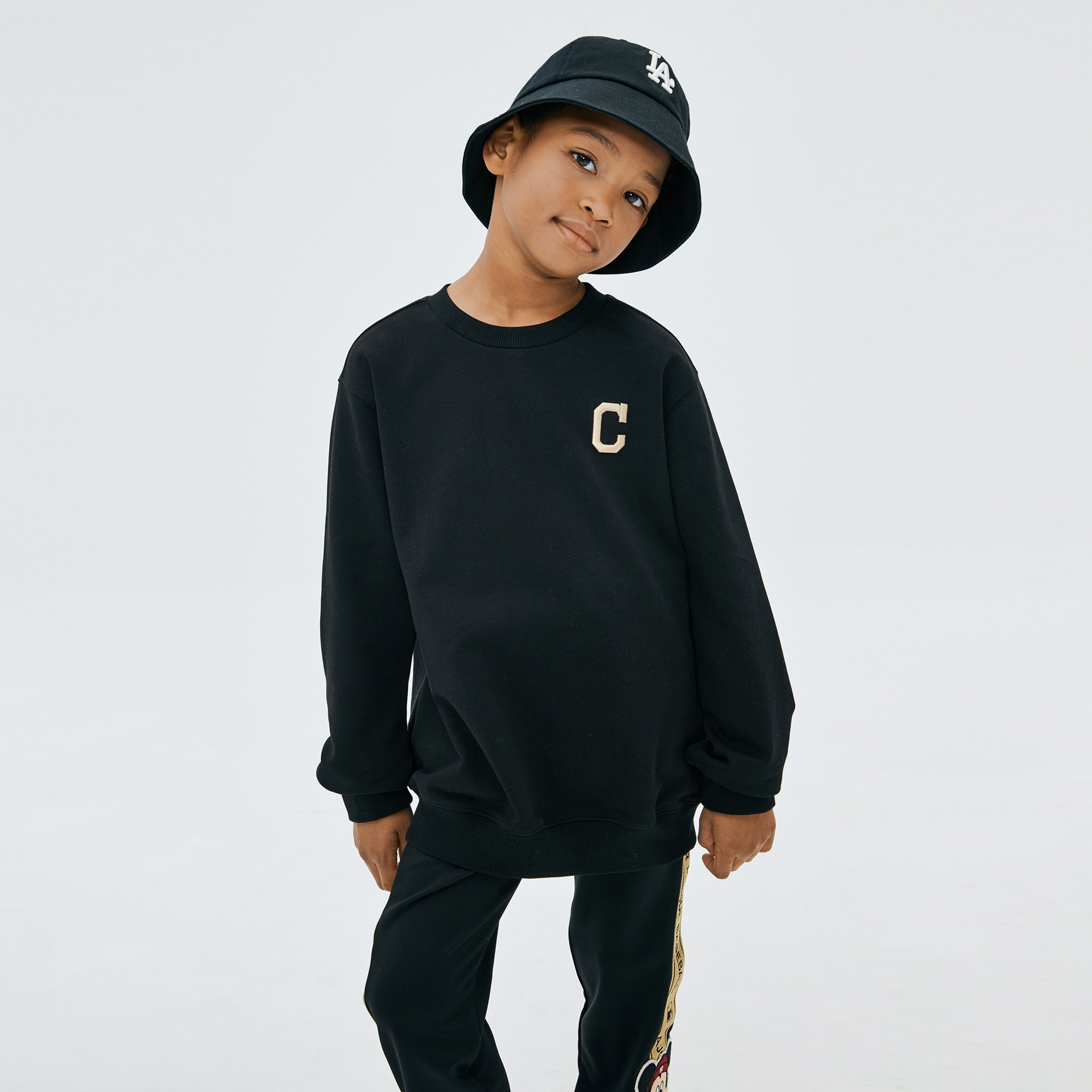 mlb x disney 背面大米老鼠卫衣 cleveland indians