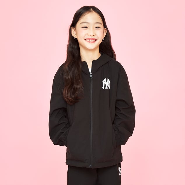 베이직 간절기 후드 바람막이 뉴욕양키스