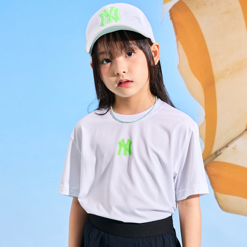 애슬레저 빅로고 반팔티셔츠 뉴욕양키스