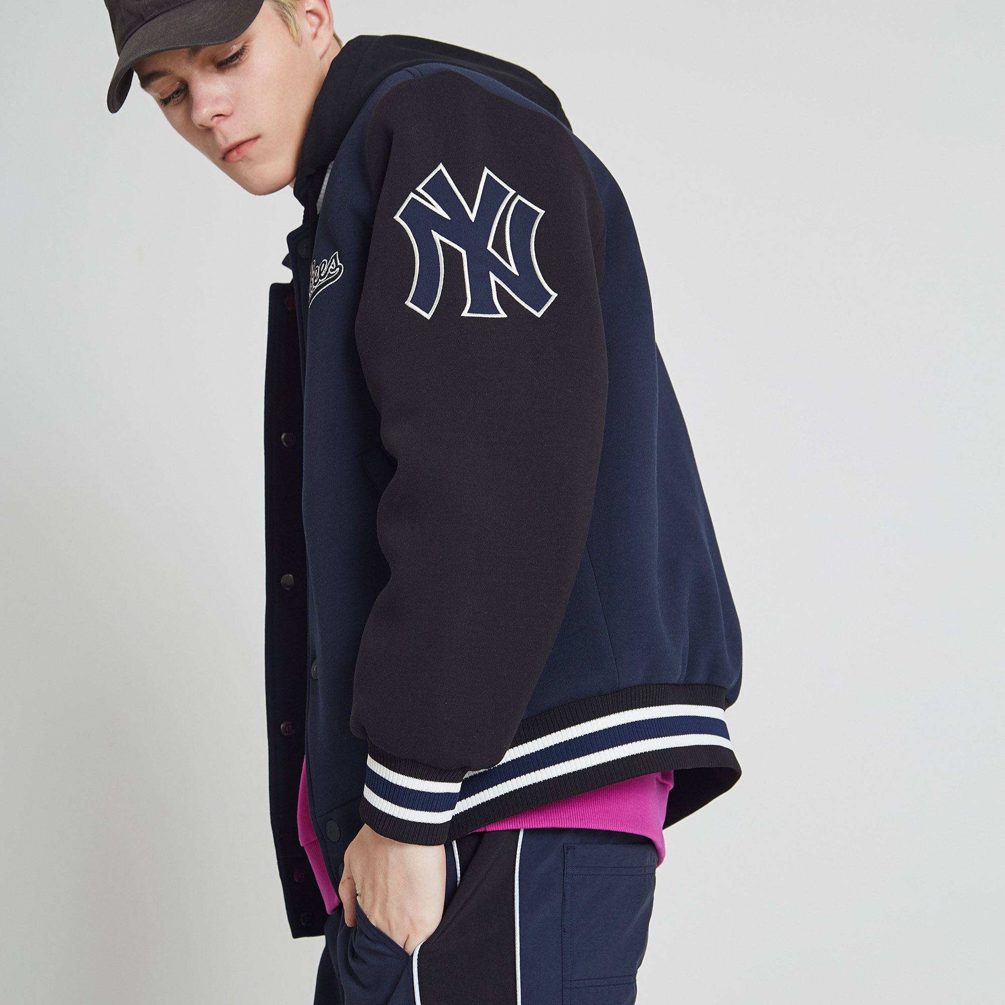 new york yankees authentic monster color 配色羽绒夹克