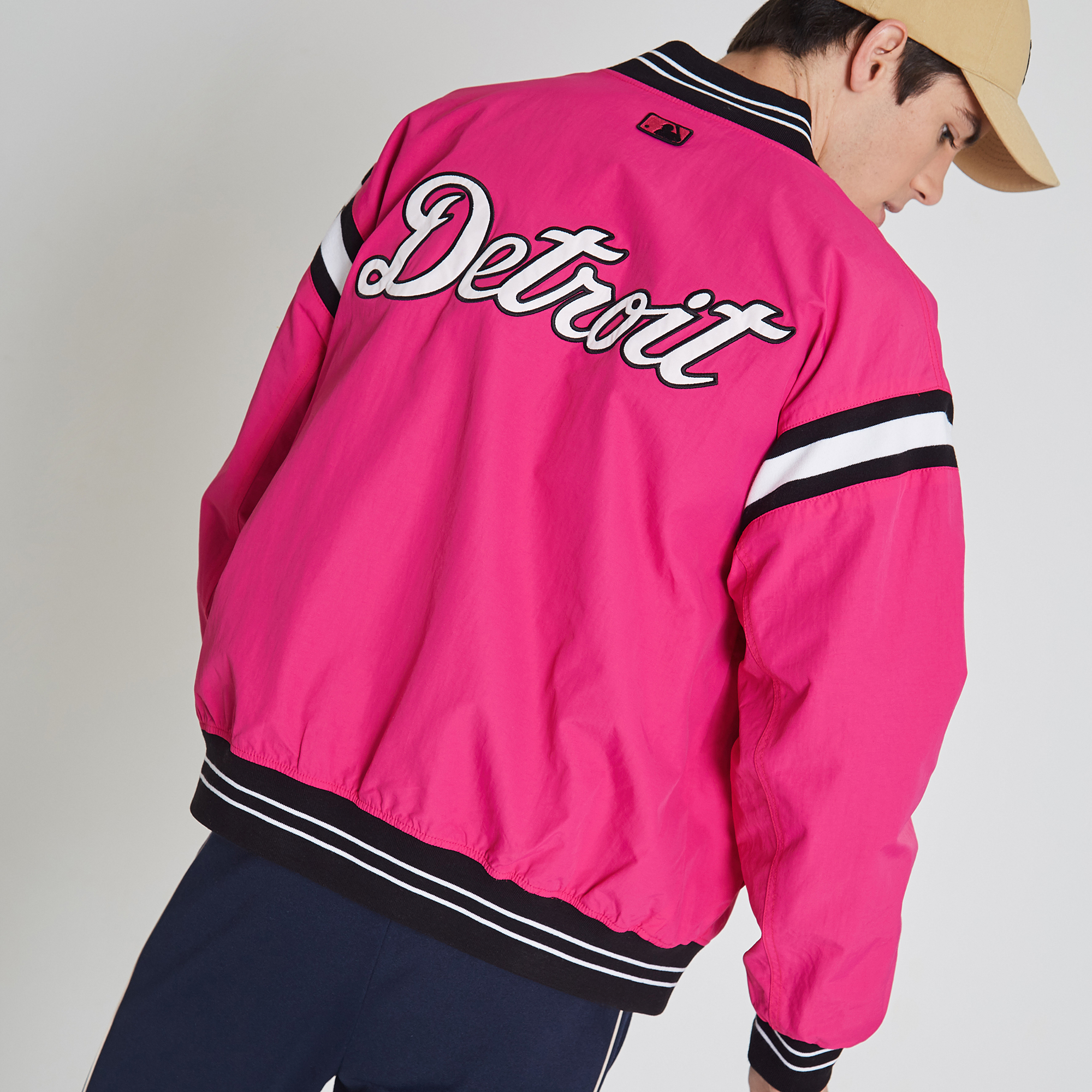 detroit tigers tiger animal 棒球夹克