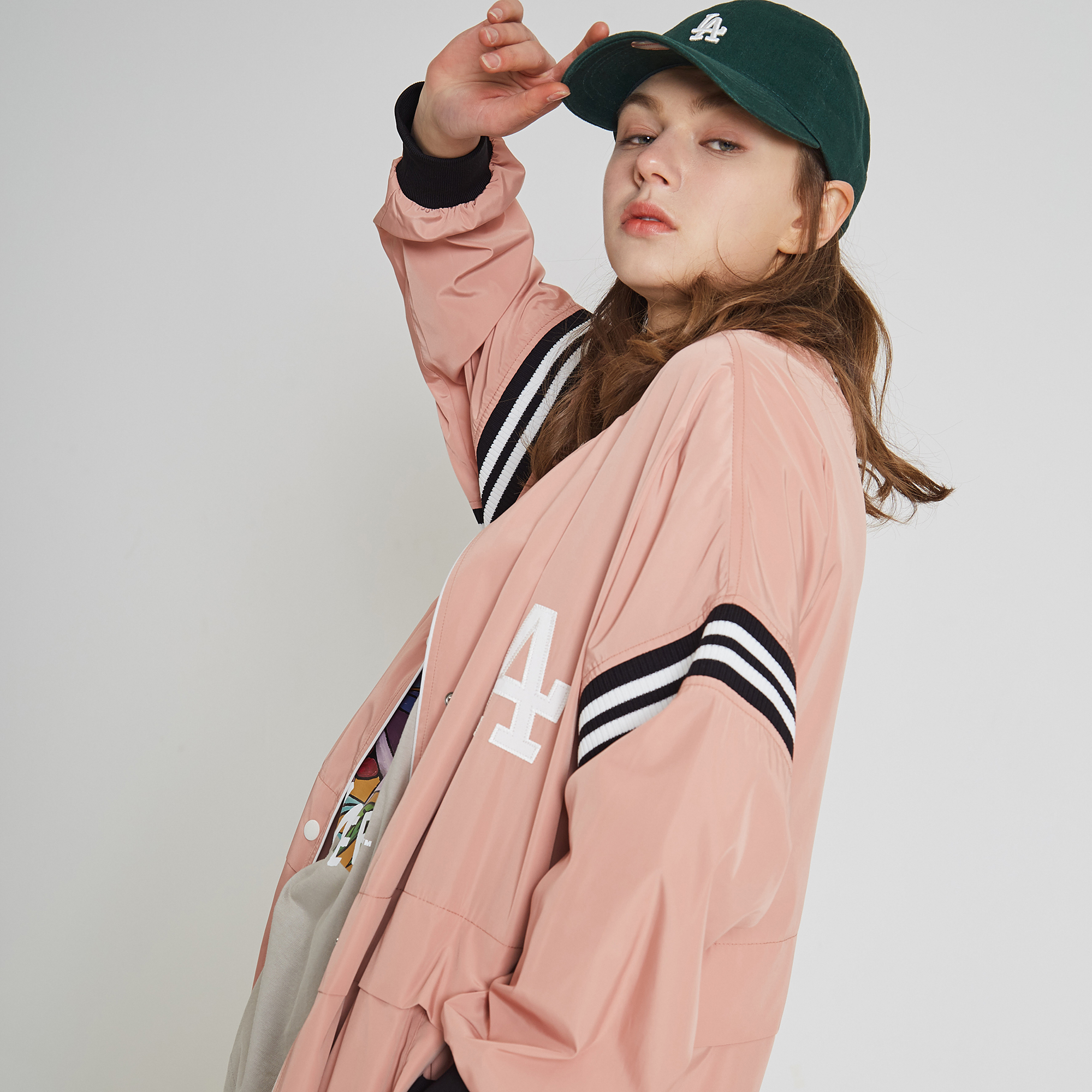 la dodgers 女士长款棒球服