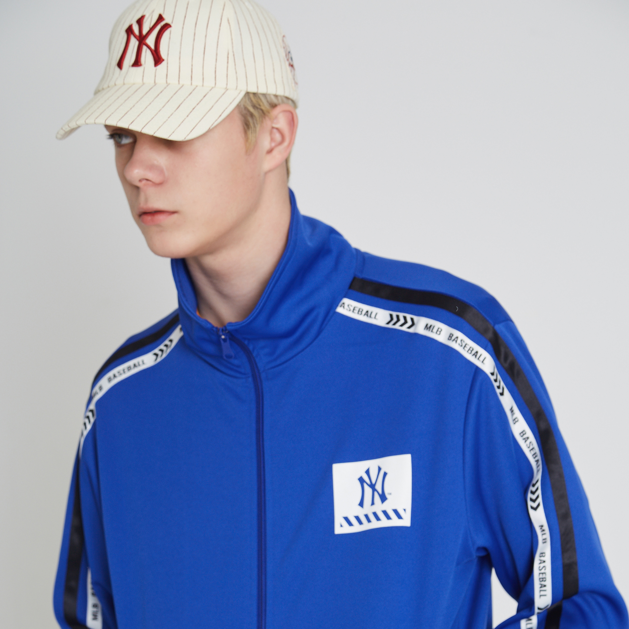 new york yankees line taping basic 运动拉链衫