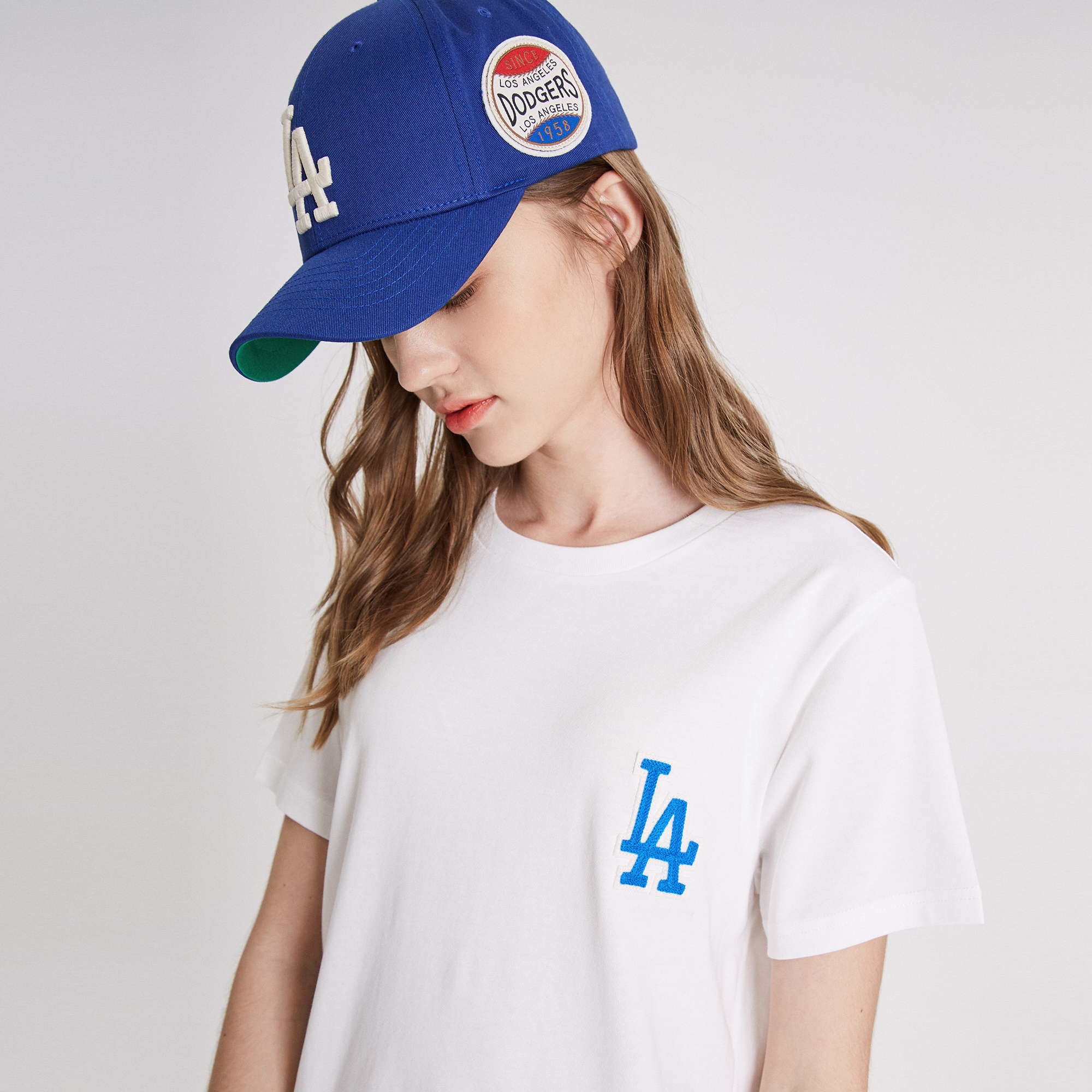 la dodgers basic logo 短袖t恤