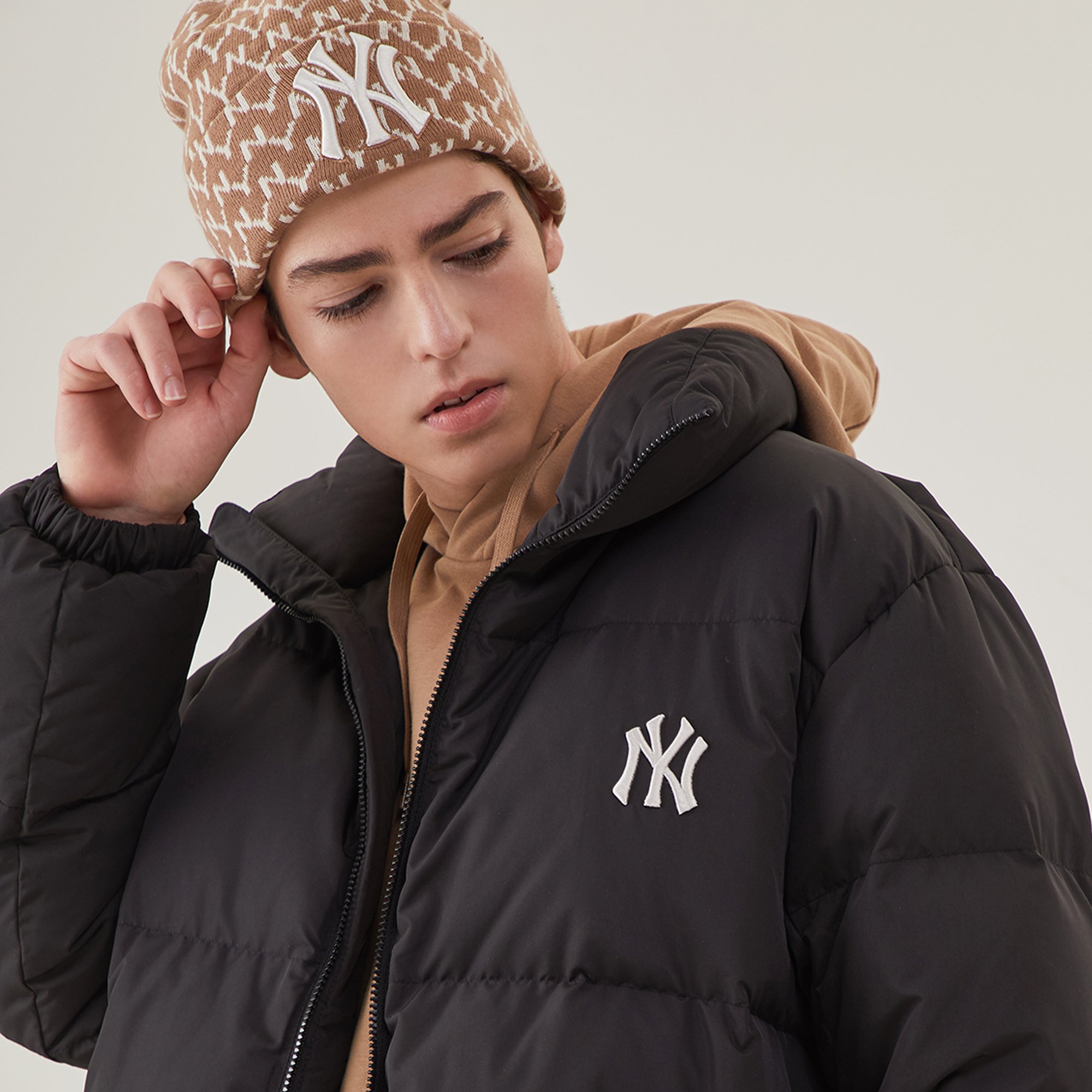 new york yankees 老花针织帽