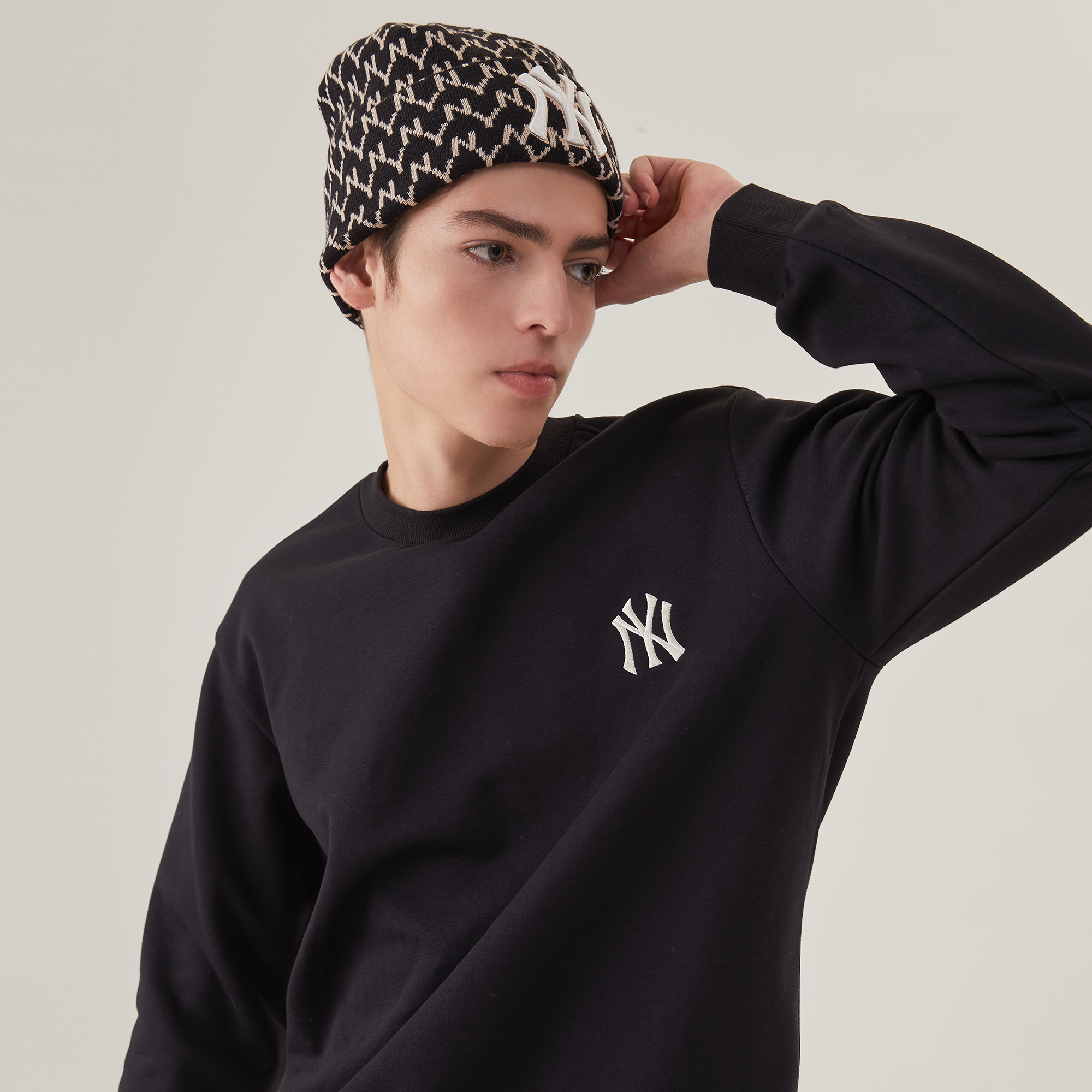 new york yankees 老花针织帽