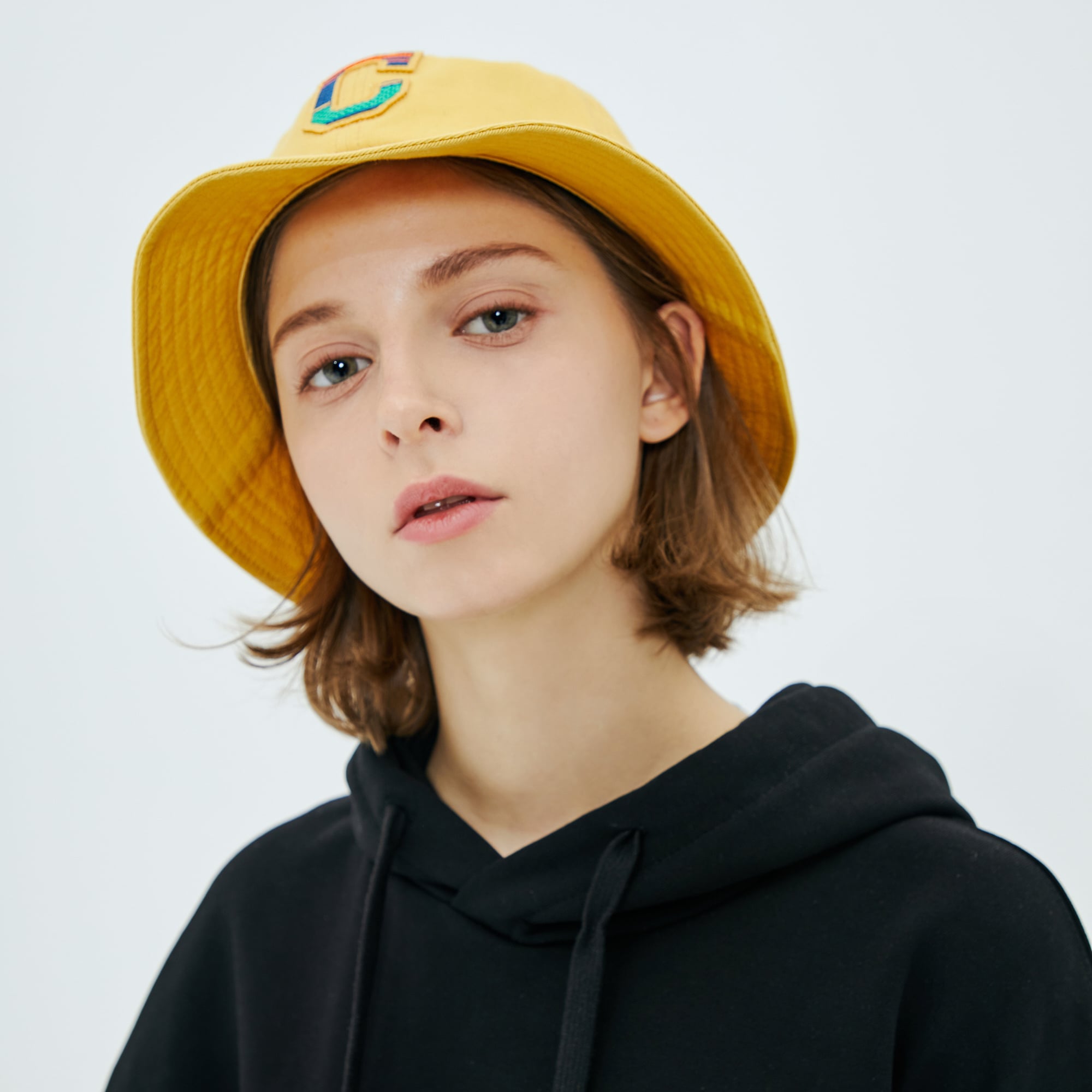 民族风圆顶渔夫帽 cleveland indians