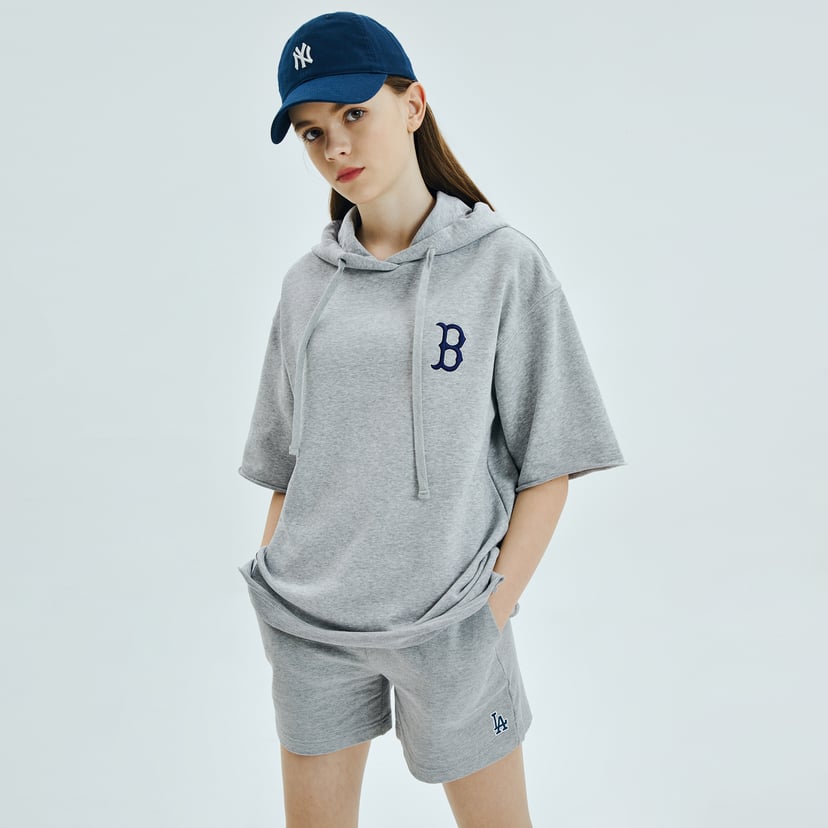 short sleeve hoodie mlb