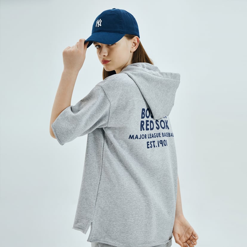 ny yankees short sleeve hoodie