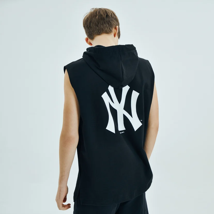 yankees sleeveless hoodie