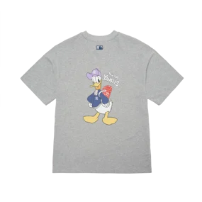 MLB x Disney 도널드덕 백 프린트 오버핏 티셔츠 뉴욕양키스