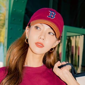 배색 언스트럭쳐 볼캡 보스턴 레드삭스