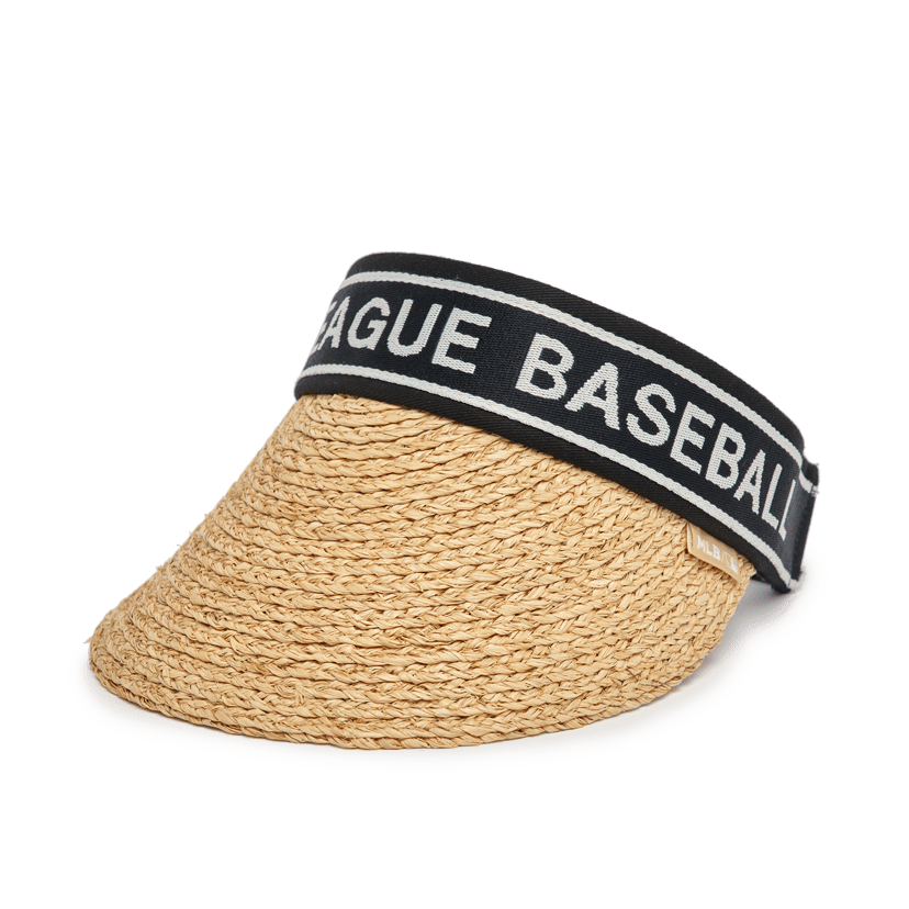 라피아 썬캡 선캡 MLB