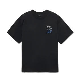 그라데이션 모노그램 클리핑 오버핏 반팔 티셔츠 보스턴 레드삭스