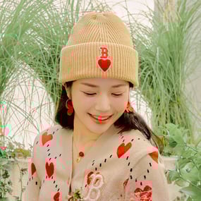 하트 비니 보스턴 레드삭스