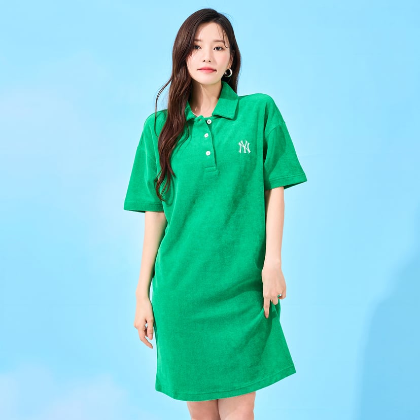 여성 베이직 테리 원피스 뉴욕양키스