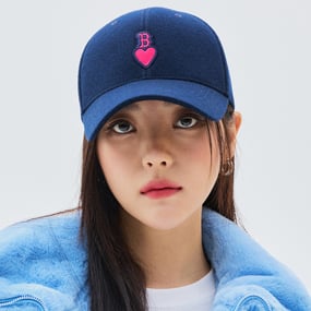 하트 울 스트럭쳐 볼캡 보스턴 레드삭스