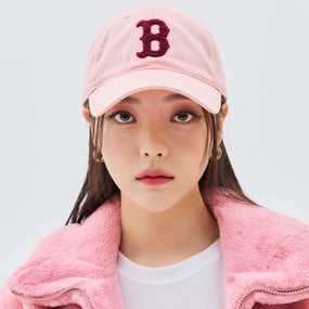 바시티 뽀글이 로고 언스트럭쳐 볼캡 보스턴 레드삭스