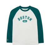 바시티 라글란 긴팔 티셔츠 보스턴 레드삭스