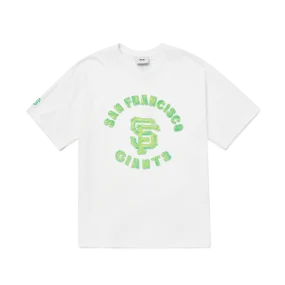 베이직 형광 마카 오버핏 반팔 티셔츠 샌프란시스코 자이언츠