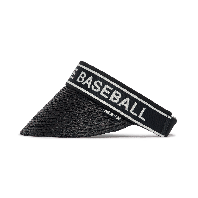 라피아 썬캡 MLB
