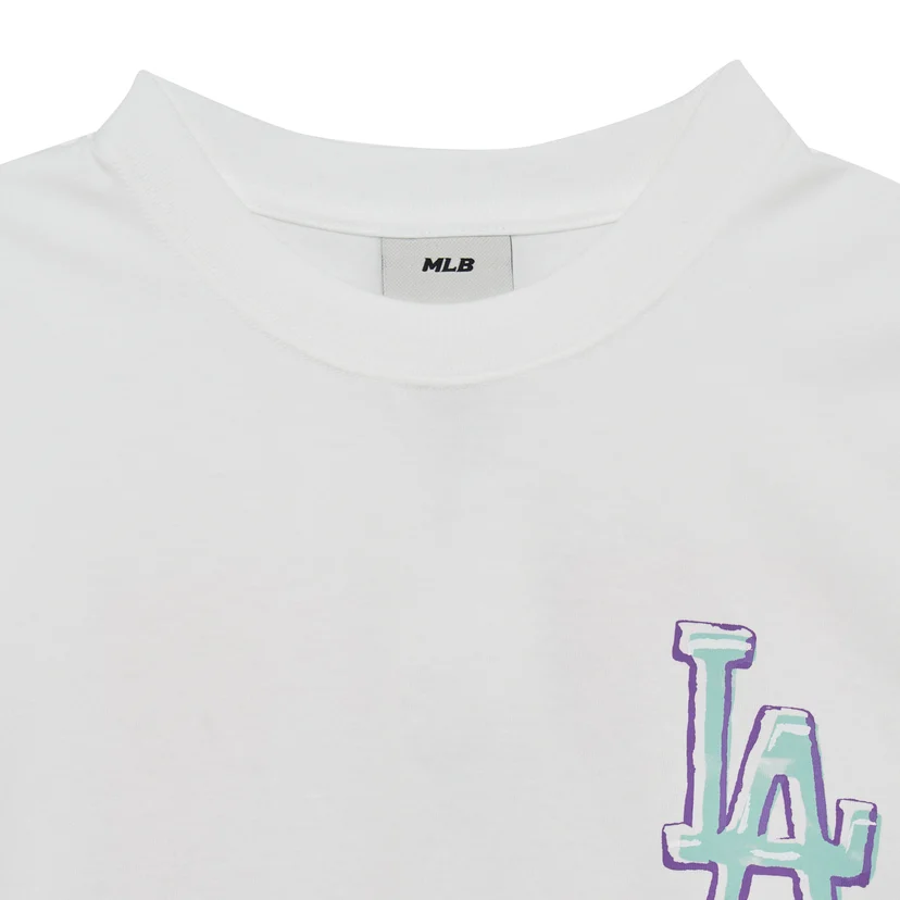 팝아트 그래픽 오버핏 반팔 티셔츠 LA다저스