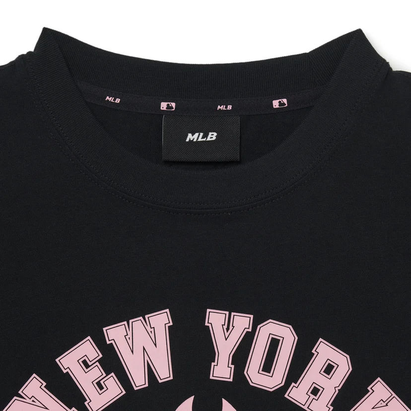 여성 바시티 컴포터블 크롭 반팔 티셔츠 뉴욕양키스