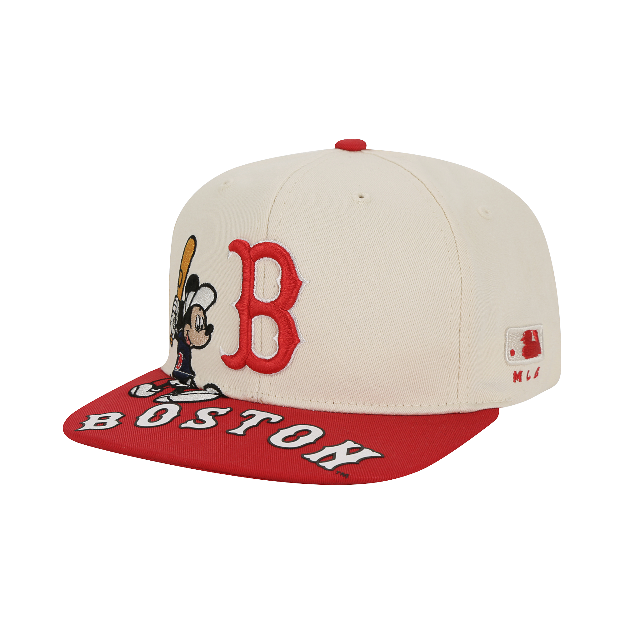 MLB x DISNEY 미키마우스 스냅백 보스턴레드삭스 운동모 MLB