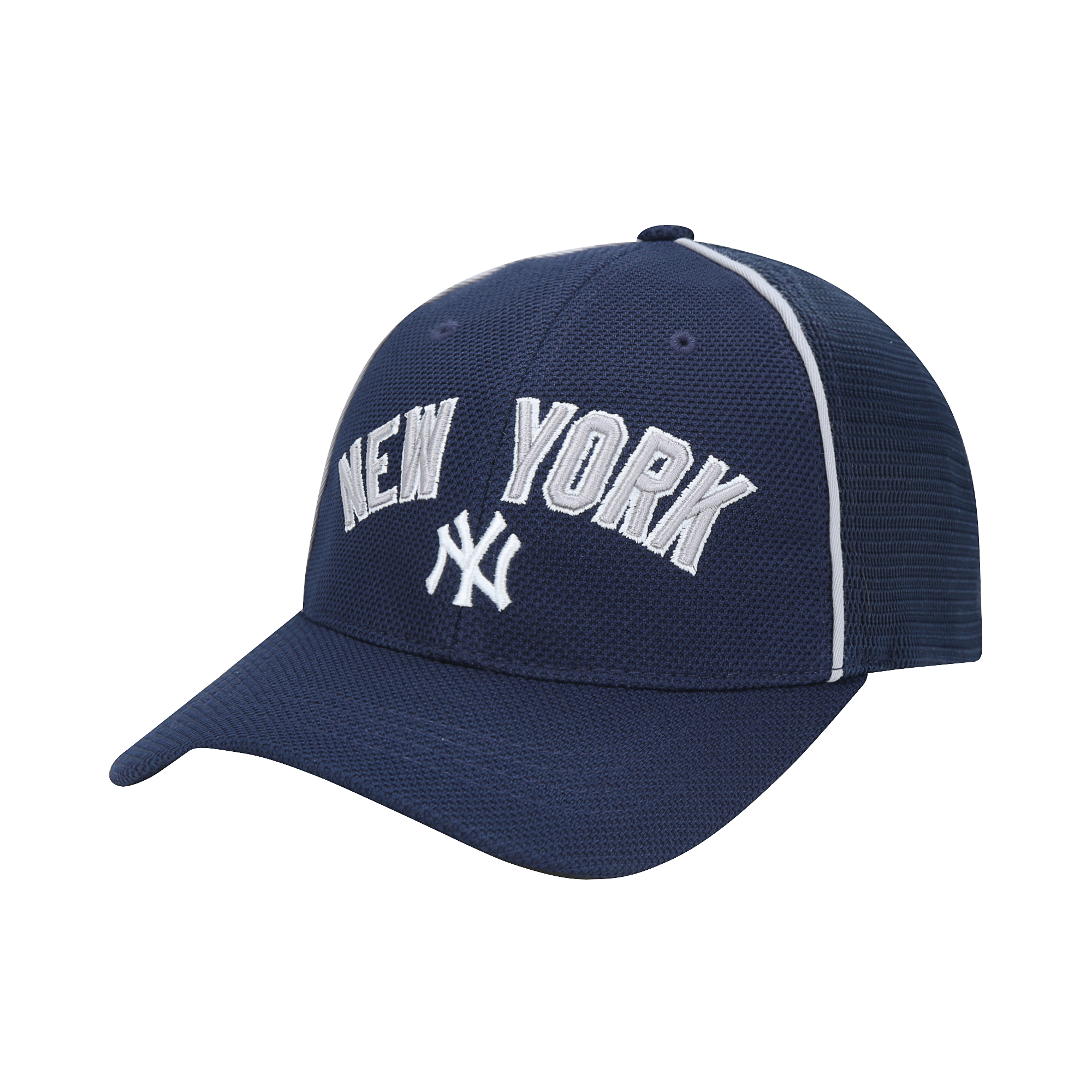 队服滚边棒球帽 new york yankees