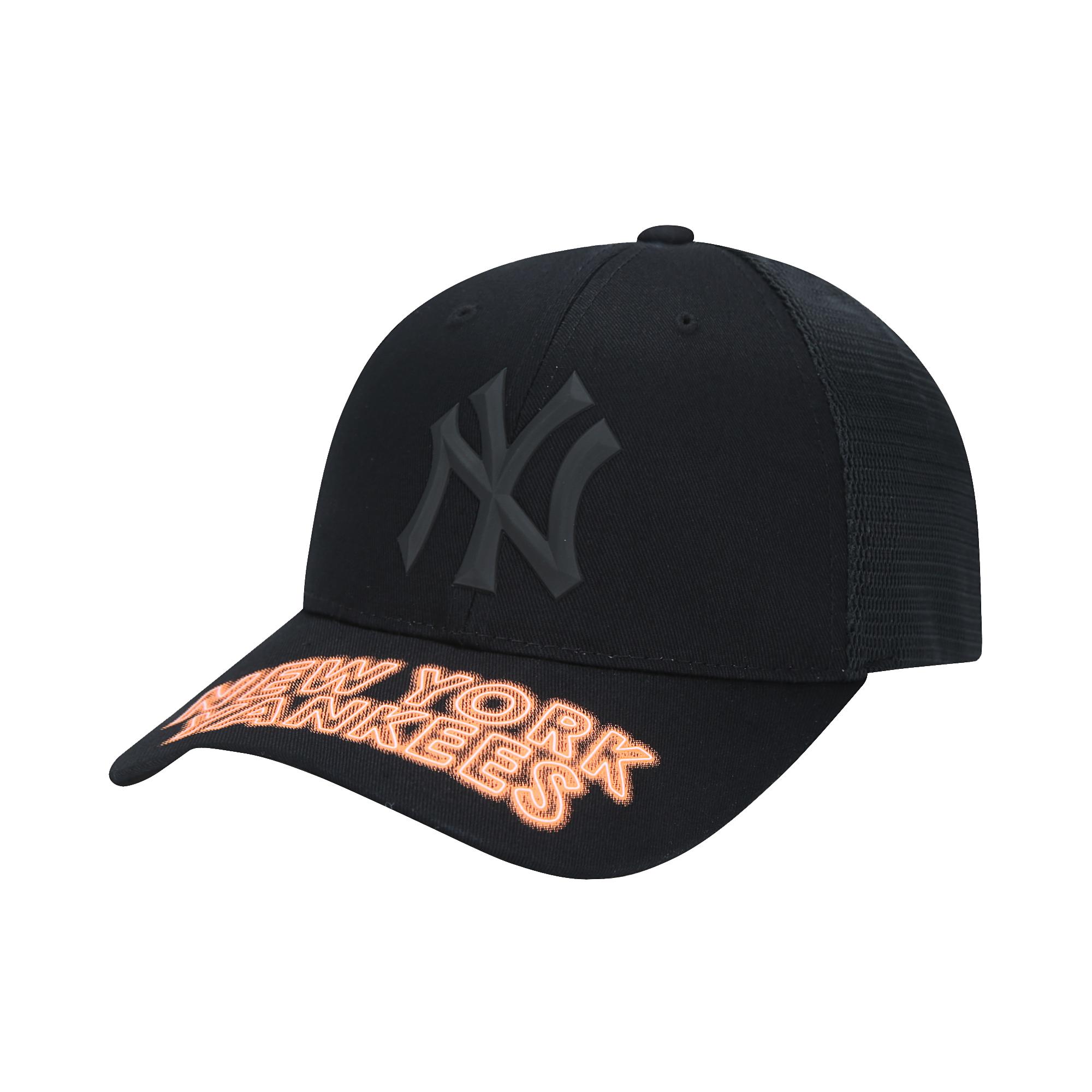 霓虹帽檐标志棒球帽 new york yankees