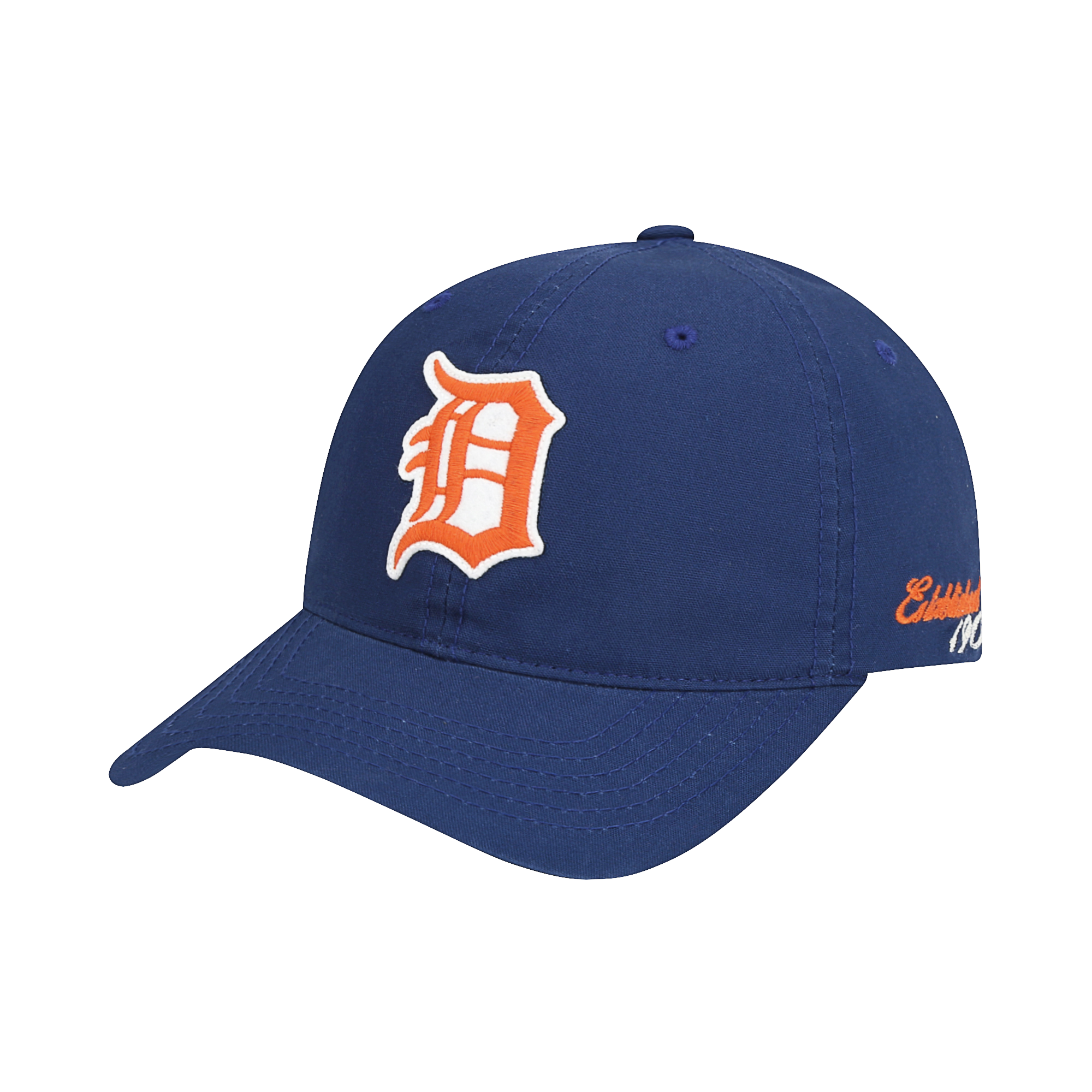 detroit tigers 雕像logo弯檐帽