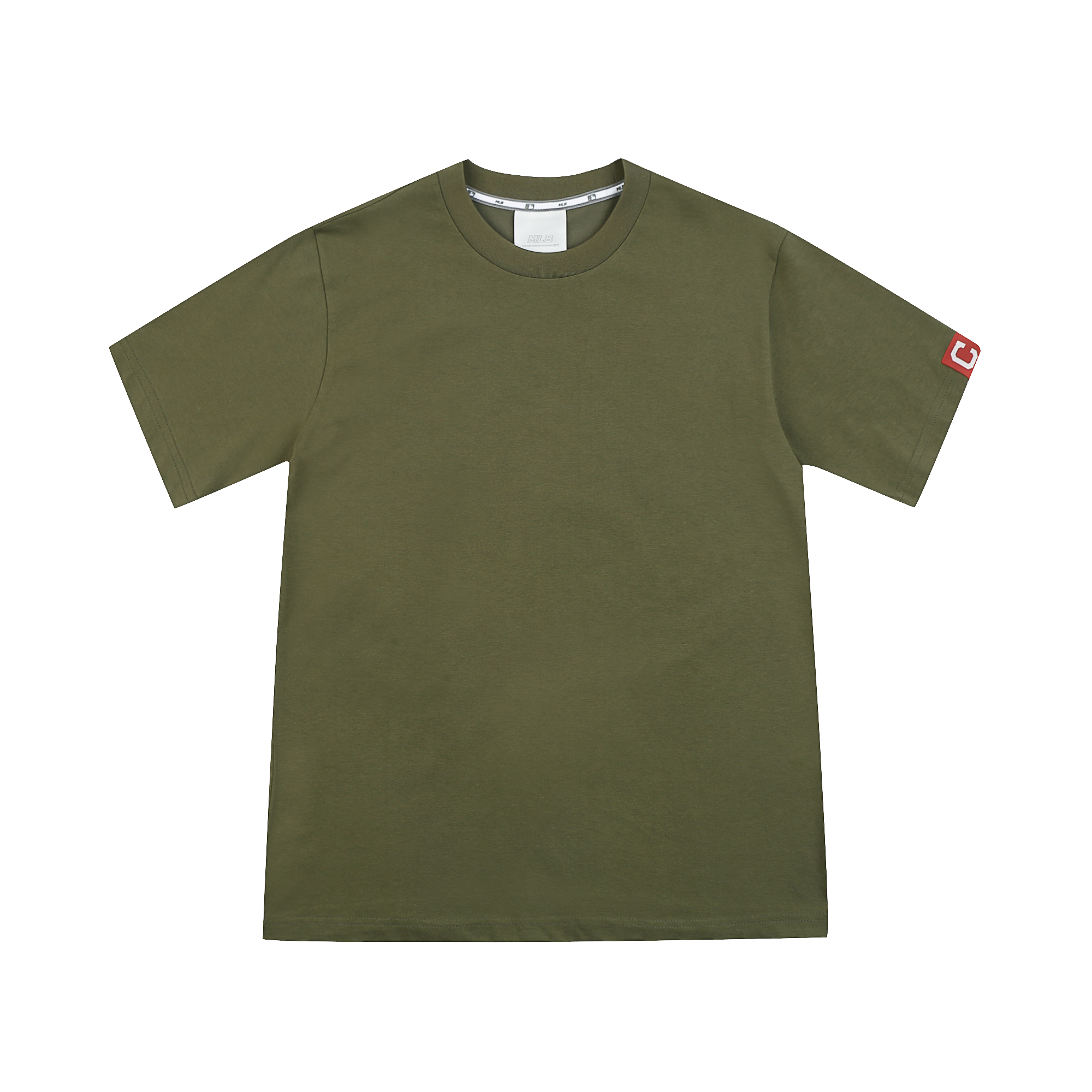 衣袖标签短袖t恤 cleveland indians