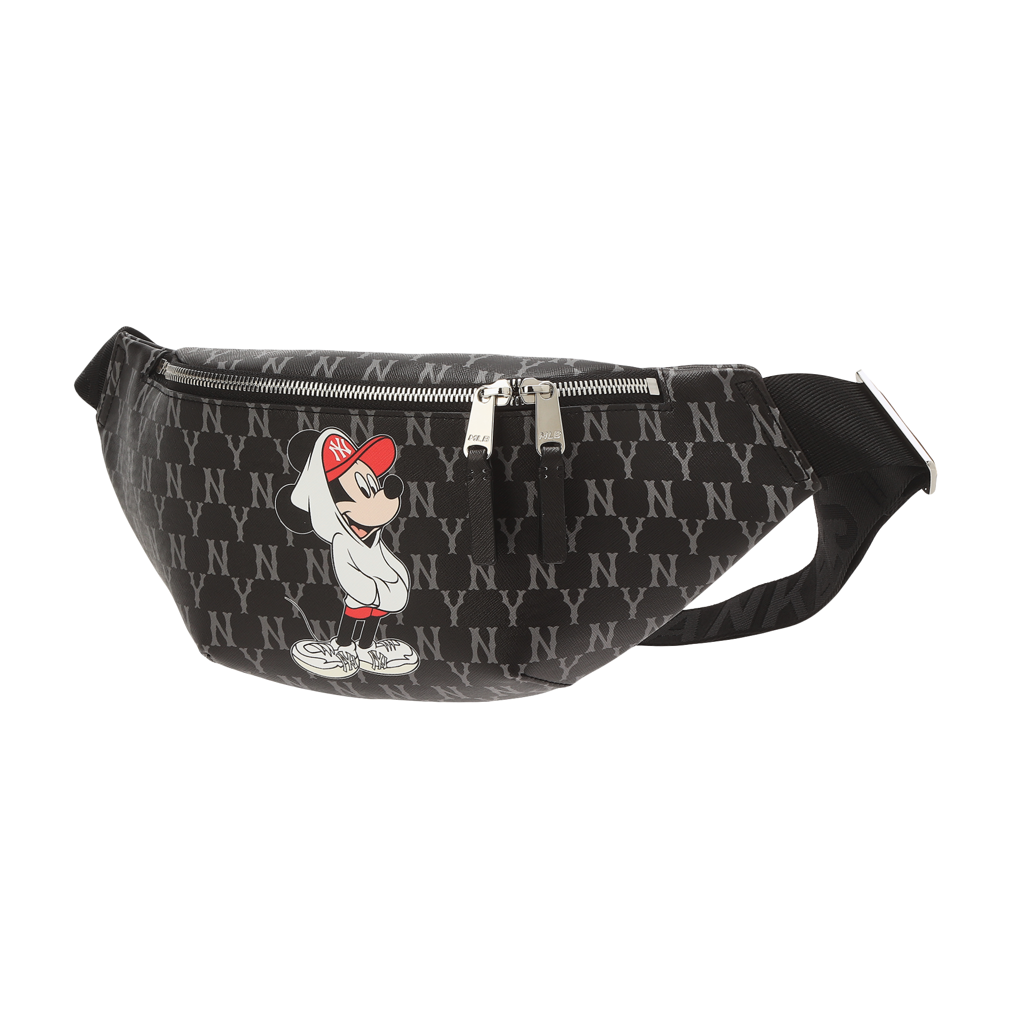 MLB x DISNEY 모노그램 힙색 뉴욕양키스 가방 MLB