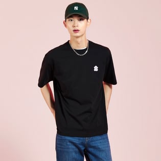베이직 스몰로고 반팔 티셔츠 뉴욕양키스