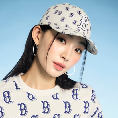 모노그램 클래식 스트럭쳐 볼캡 보스턴 레드삭스