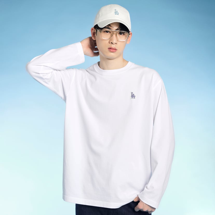 베이직 스몰로고 루즈핏 긴팔 티셔츠| 반팔카라티셔츠 | MLB 베이직 스몰로고 루즈핏 긴팔 티셔츠| 반팔카라티셔츠 | Mlb