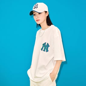 모노티브 오버핏 반팔 티셔츠 뉴욕양키스