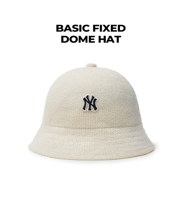 BASIC FIXED DOME HAT - 아이보리